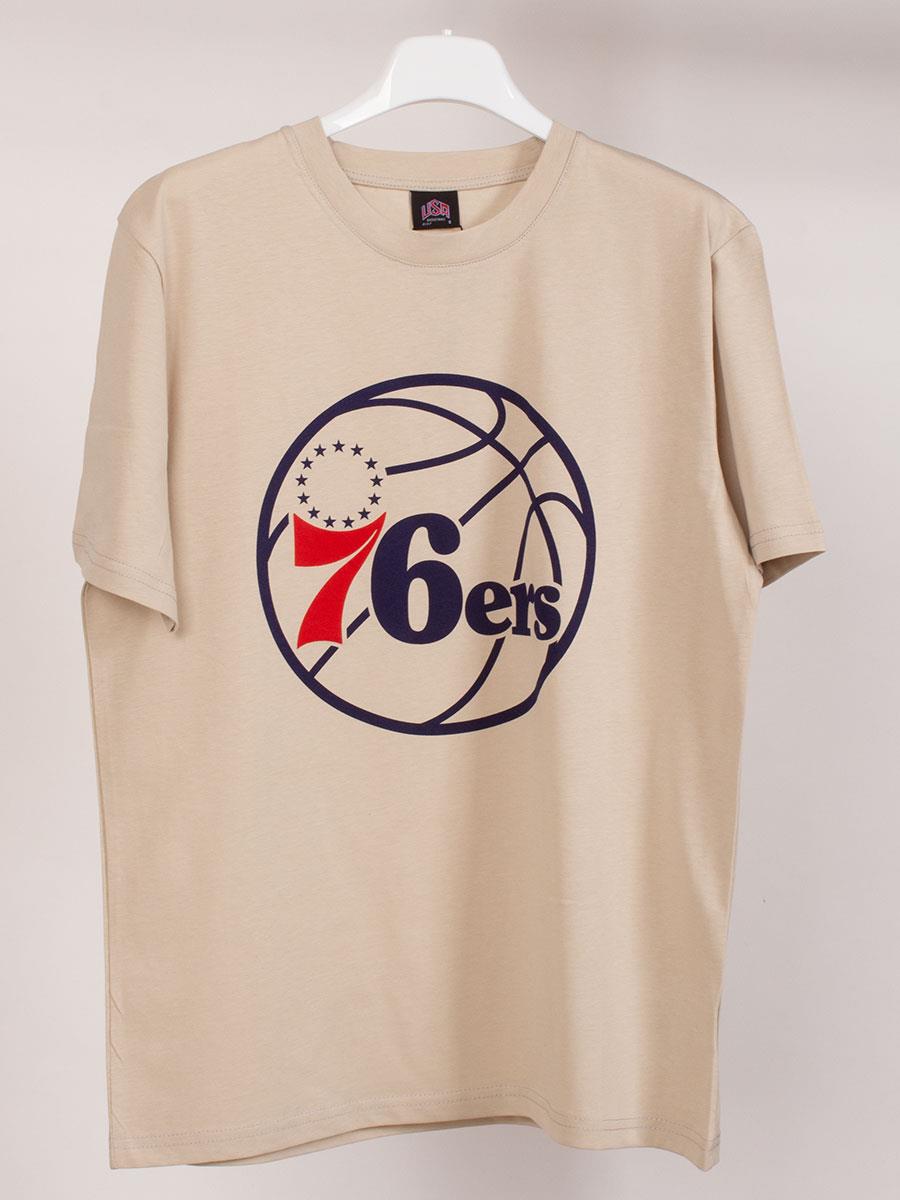 76ers Philadelphia Krem Basketbol Unisex Tişört NT698 76ers Philadelphia Krem Basketbol Unisex Tişört NT698