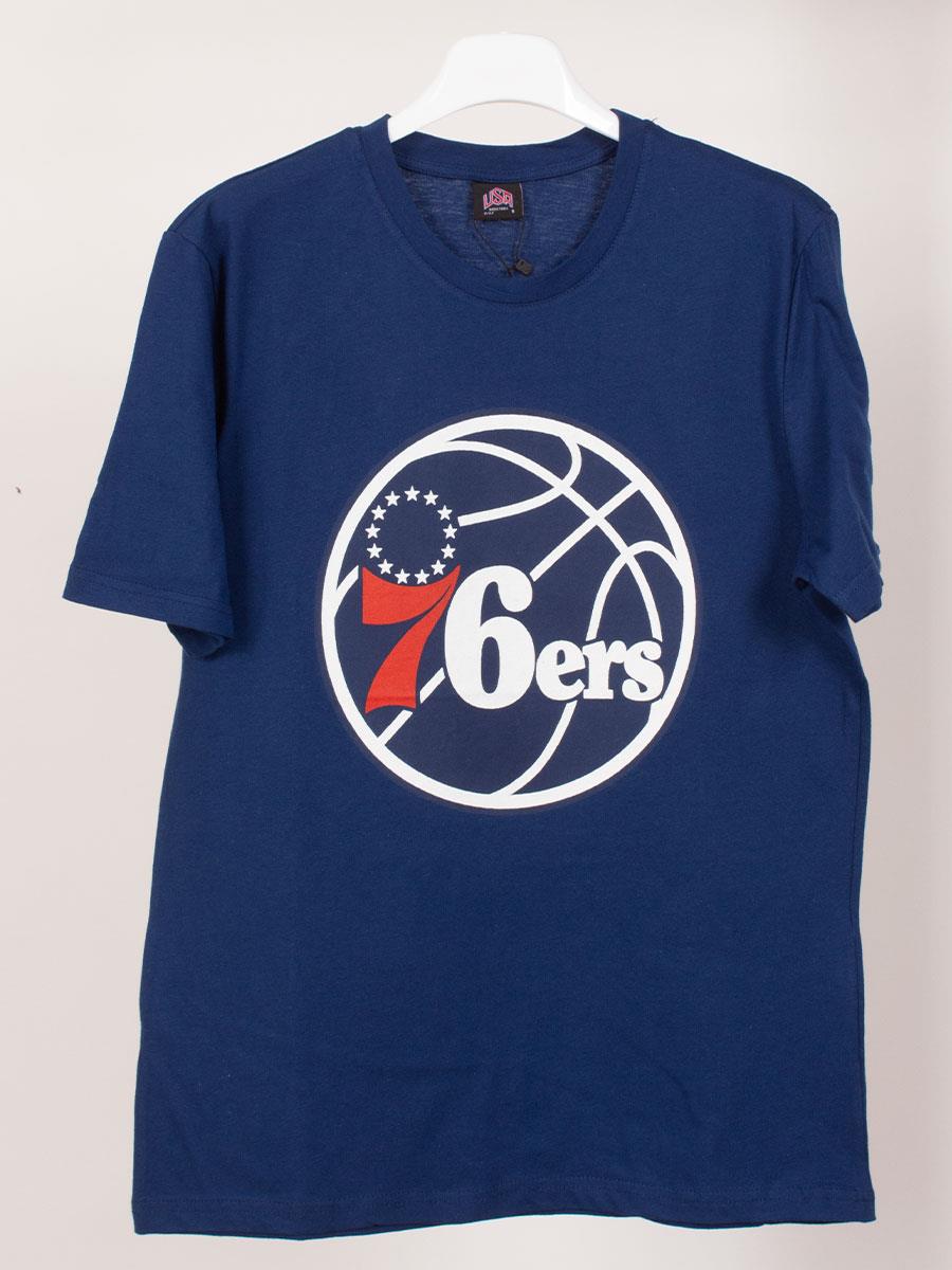 76ers Philadelphia Lacivert Basketbol Unisex Tişört NT700 76ers Philadelphia Lacivert Basketbol Unisex Tişört NT700