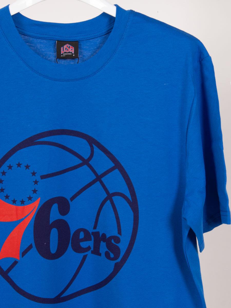 76ers Philadelphia Mavi Basketbol Unisex Tişört NT697 76ers Philadelphia Mavi Basketbol Unisex Tişört NT697