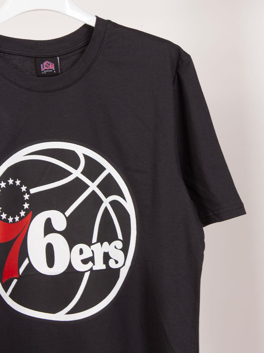 76ers Philadelphia Siyah Basketbol Unisex Tişört NT703 76ers Philadelphia Siyah Basketbol Unisex Tişört NT703