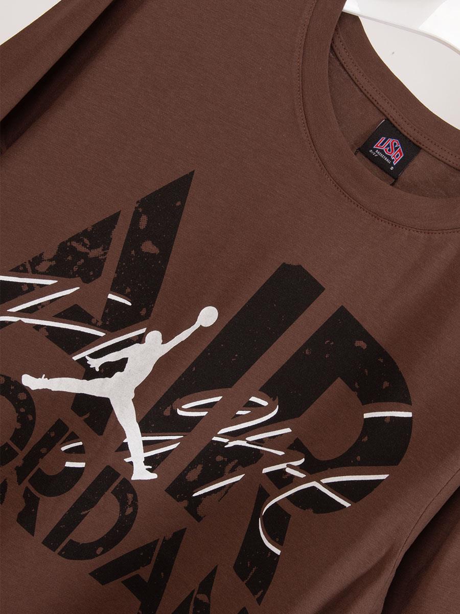 Air Jordan Koyu Kahverengi Basketbol Unisex Tişört NT712 Air Jordan Koyu Kahverengi Basketbol Unisex Tişört NT712