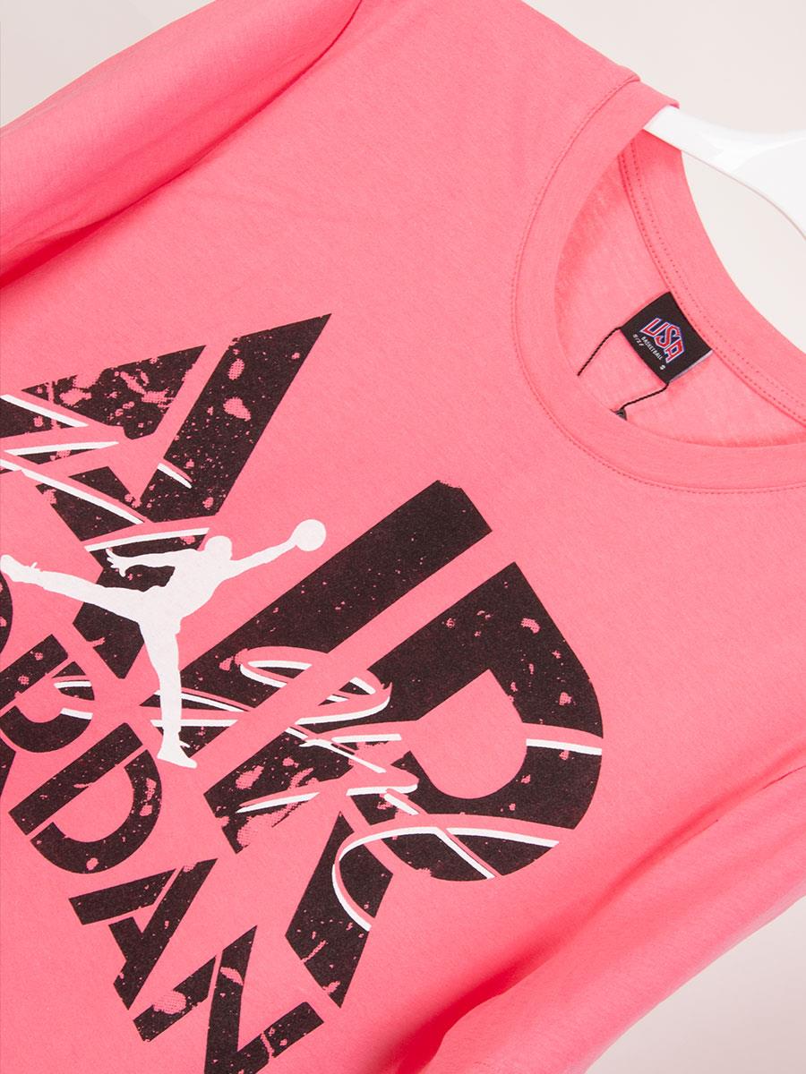 Air Jordan Pembe Basketbol Unisex Tişört NT708 Air Jordan Pembe Basketbol Unisex Tişört NT708