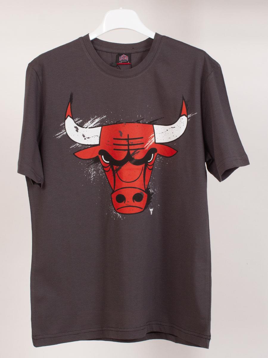 Chicago Koyu Gri Basketbol Unisex Tişört NT702 Chicago Koyu Gri Basketbol Unisex Tişört NT702