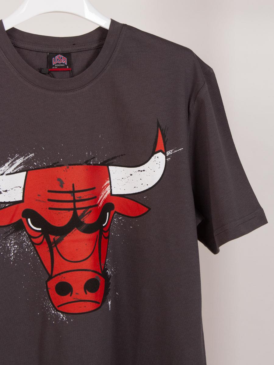 Chicago Koyu Gri Basketbol Unisex Tişört NT702 Chicago Koyu Gri Basketbol Unisex Tişört NT702