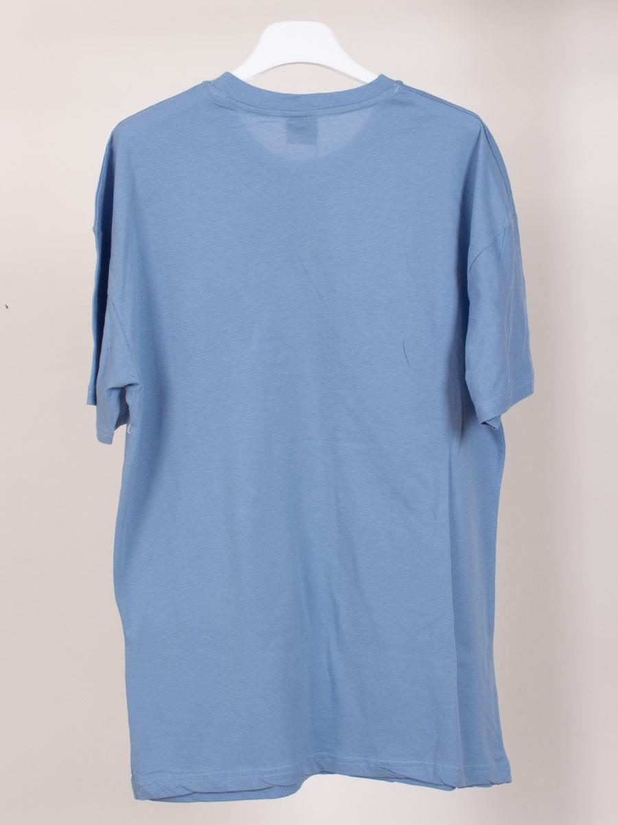 Jordan Baskılı Mavi Basketbol Oversize Tişört NT633 Jordan Baskılı Mavi Basketbol Oversize Tişört NT633