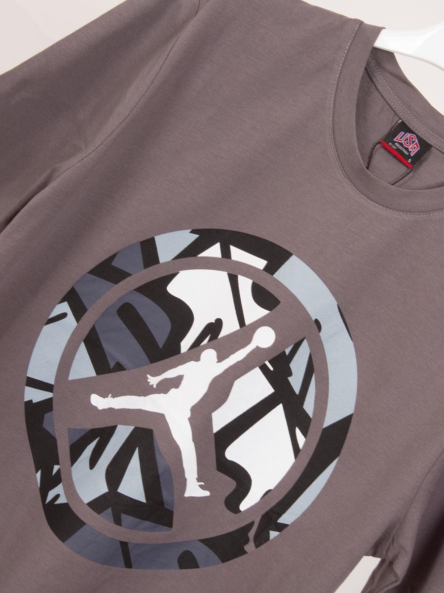 Jordan Gri Basketbol Unisex Tişört NT716 Jordan Gri Basketbol Unisex Tişört NT716