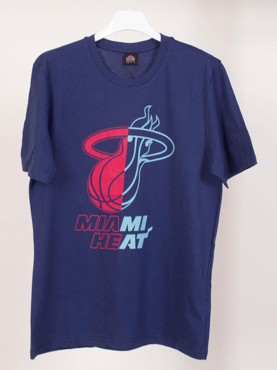 Miami Heats Lacivert Basketbol Unisex Tişört NT705 Miami Heats Lacivert Basketbol Unisex Tişört NT705
