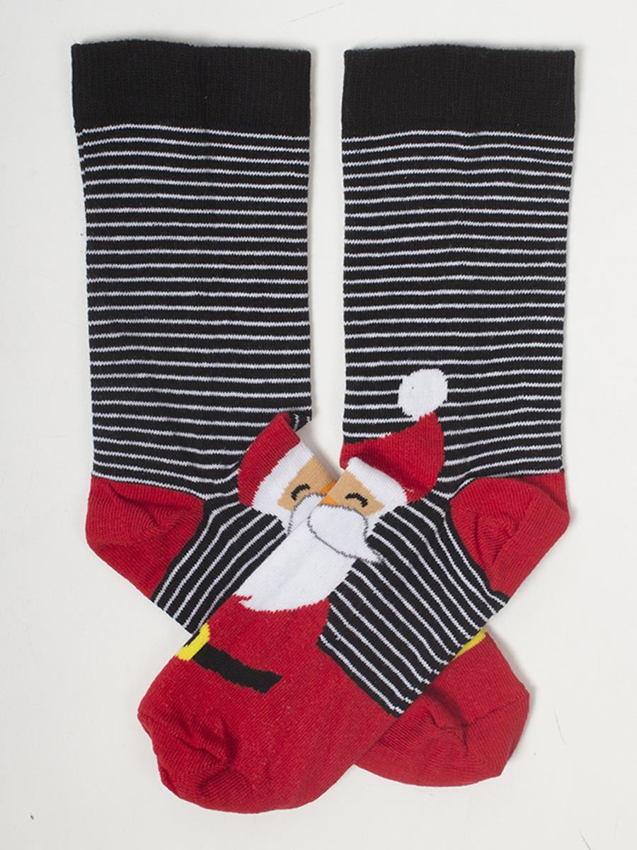 Penye Noel Baba Desenli Çorap NT72 Penye Noel Baba Desenli Çorap NT72