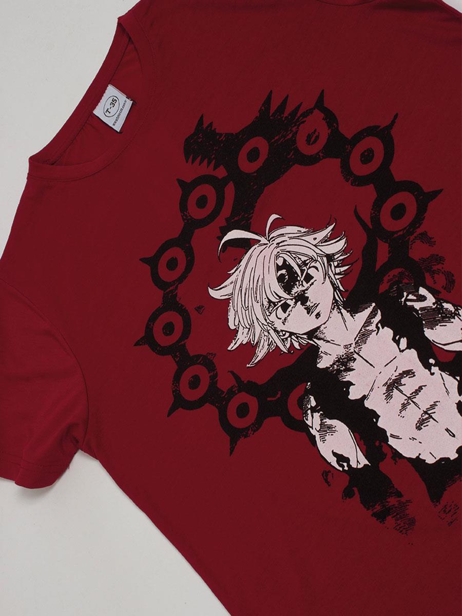 Seven Deadly Sins Meliodas Anime Tişört Seven Deadly Sins Meliodas Anime Tişört