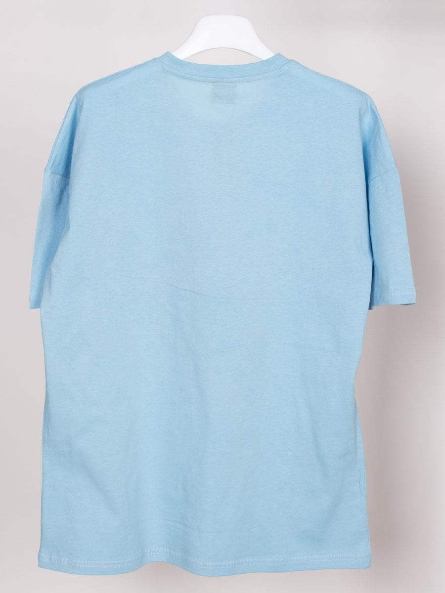 Thunder Baskılı Mavi Basketbol Oversize Tişört NT587 Thunder Baskılı Mavi Basketbol Oversize Tişört NT587