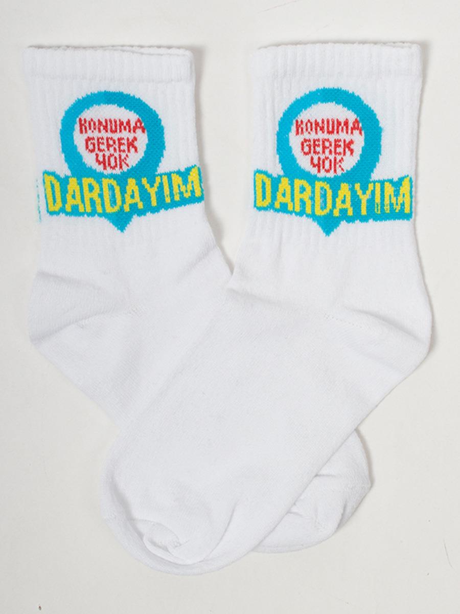 Yazılı Desenli Kolej Çorap NT50 Yazılı Desenli Kolej Çorap NT50